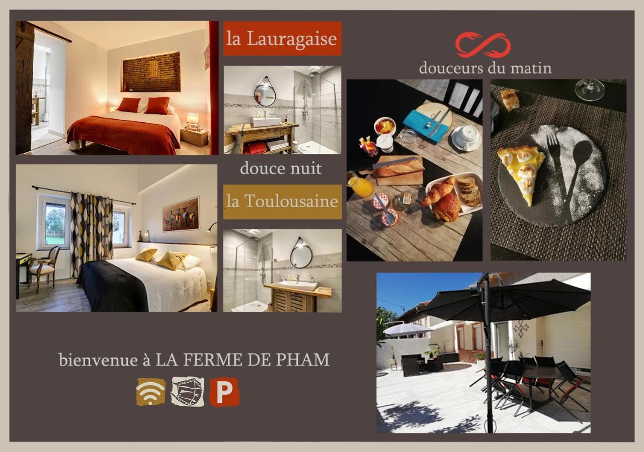 Bed and Breakfast La Ferme De Pham Belberaud Екстер'єр фото